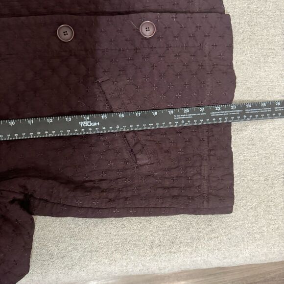 Johhny Was Jacket Women S Collection Brown Quilted Embroidered Lagenlook Boho - Picture 8 of 10